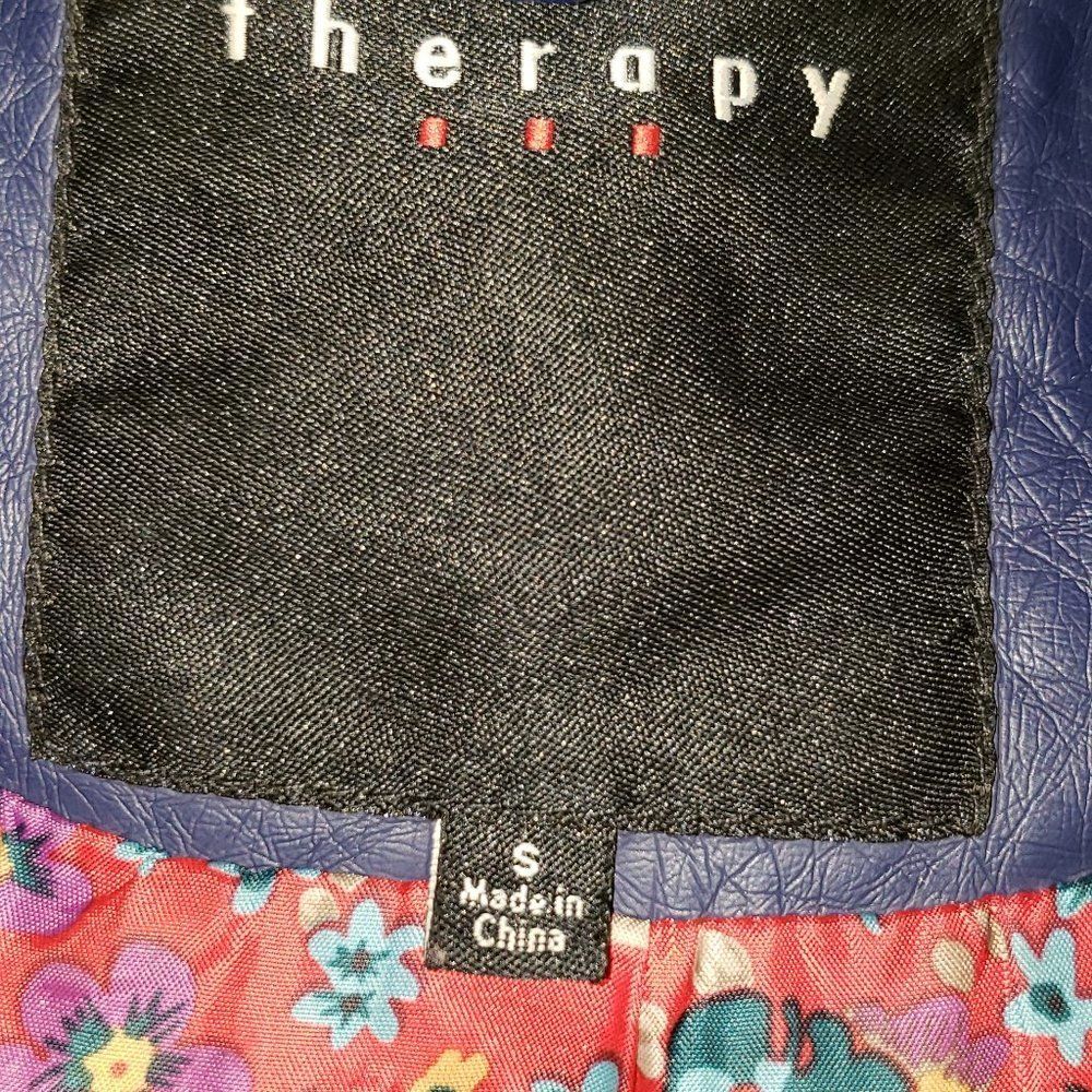 FF ๐ THERAPY SINGLE-BREASTED WOMENS JACKET 3/4 COAT - Picture 4 of 5